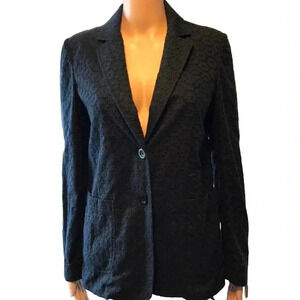 See By Chloe Cotton Black Lace 2 Buttons Jacket/Blazer Size S/M Pockets